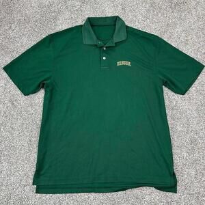 Oregon Ducks Polo Russell Athletic Mens‎ XL Green DriPower Golf NCAA Football